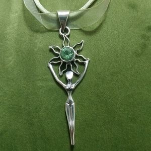 💚Charles Albert Sun Goddess Faceted Prasiolite 💚